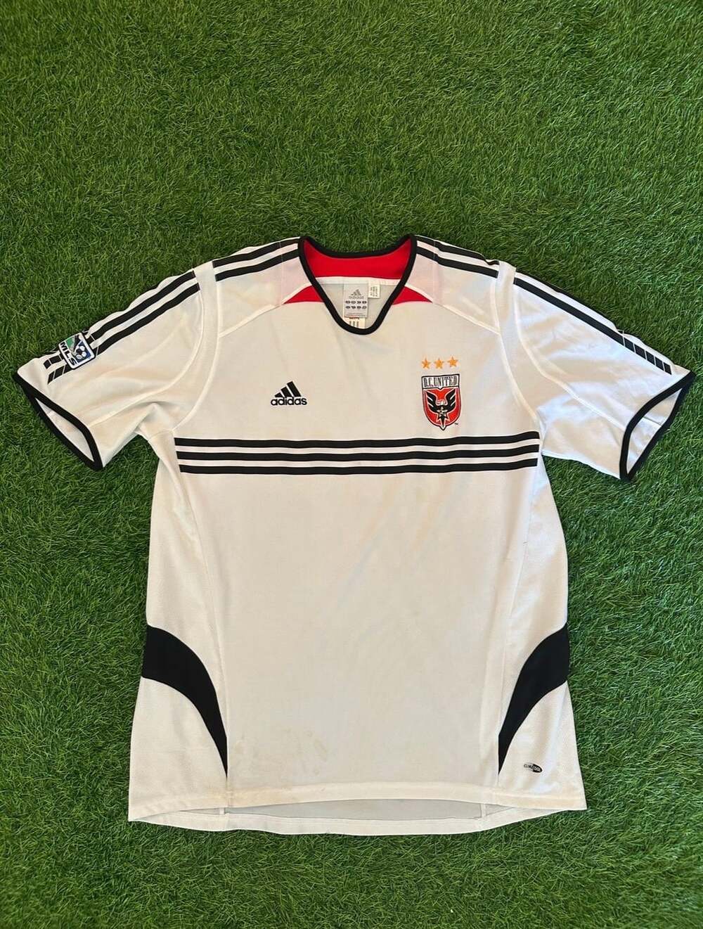 Adidas DC United Jersey Size L White